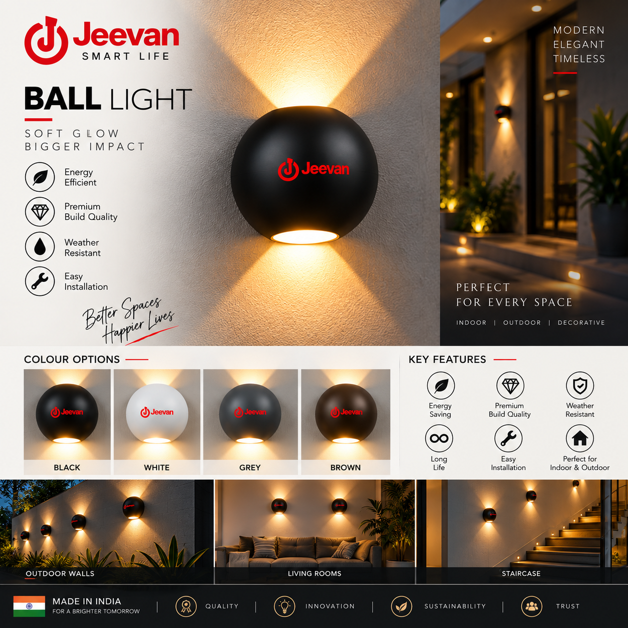 Jeevan Smart Life Beam and Ball Lights