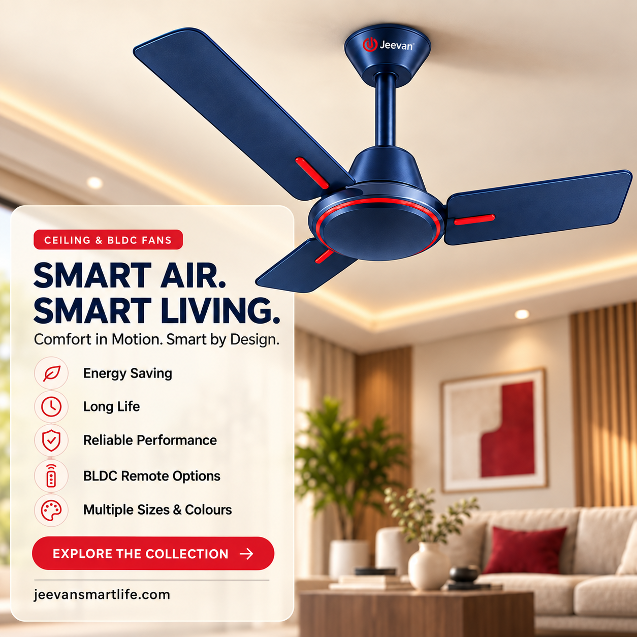 Jeevan Smart Life Ceiling and BLDC Fans
