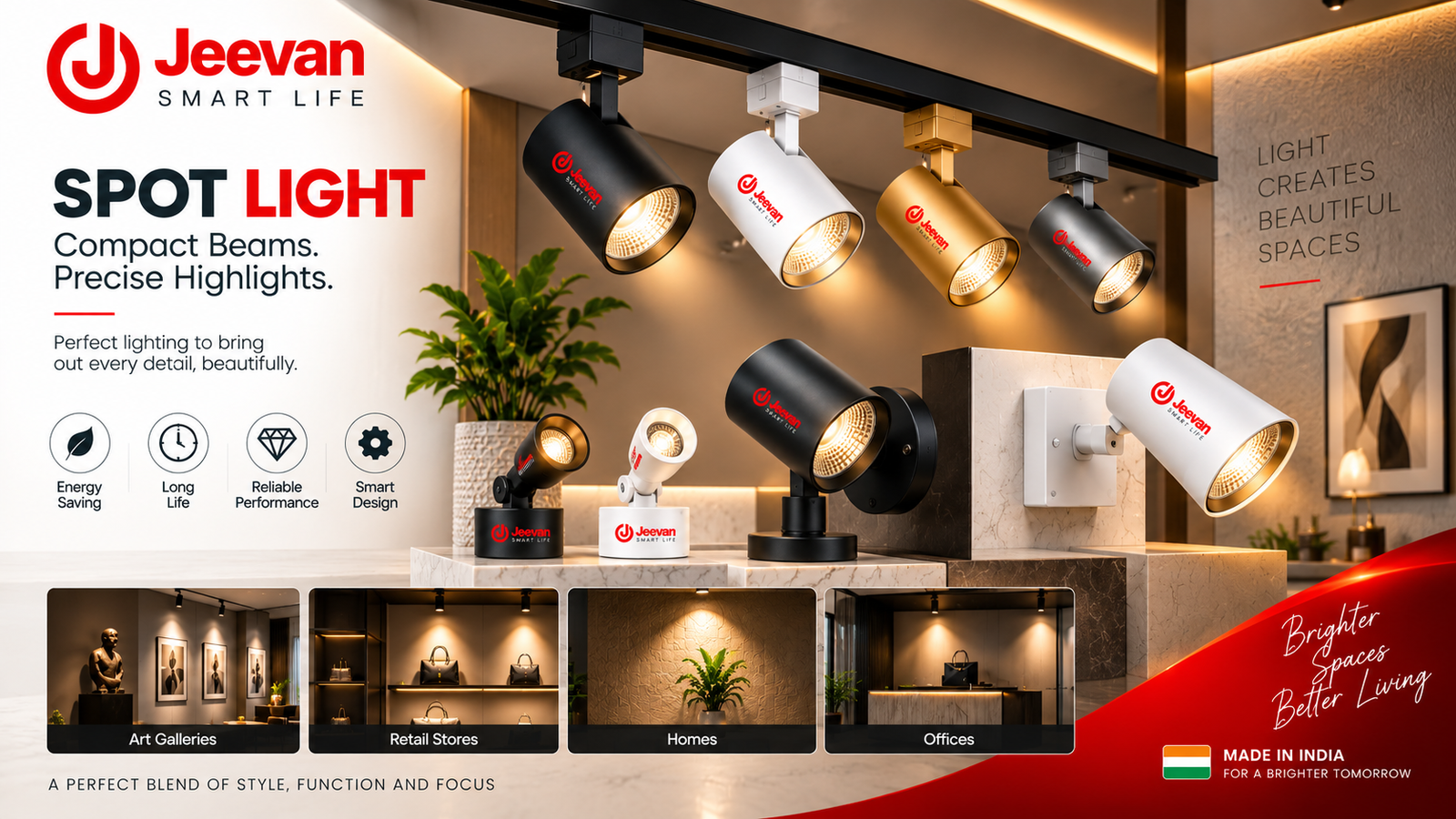 Jeevan Smart Life Spot Lights