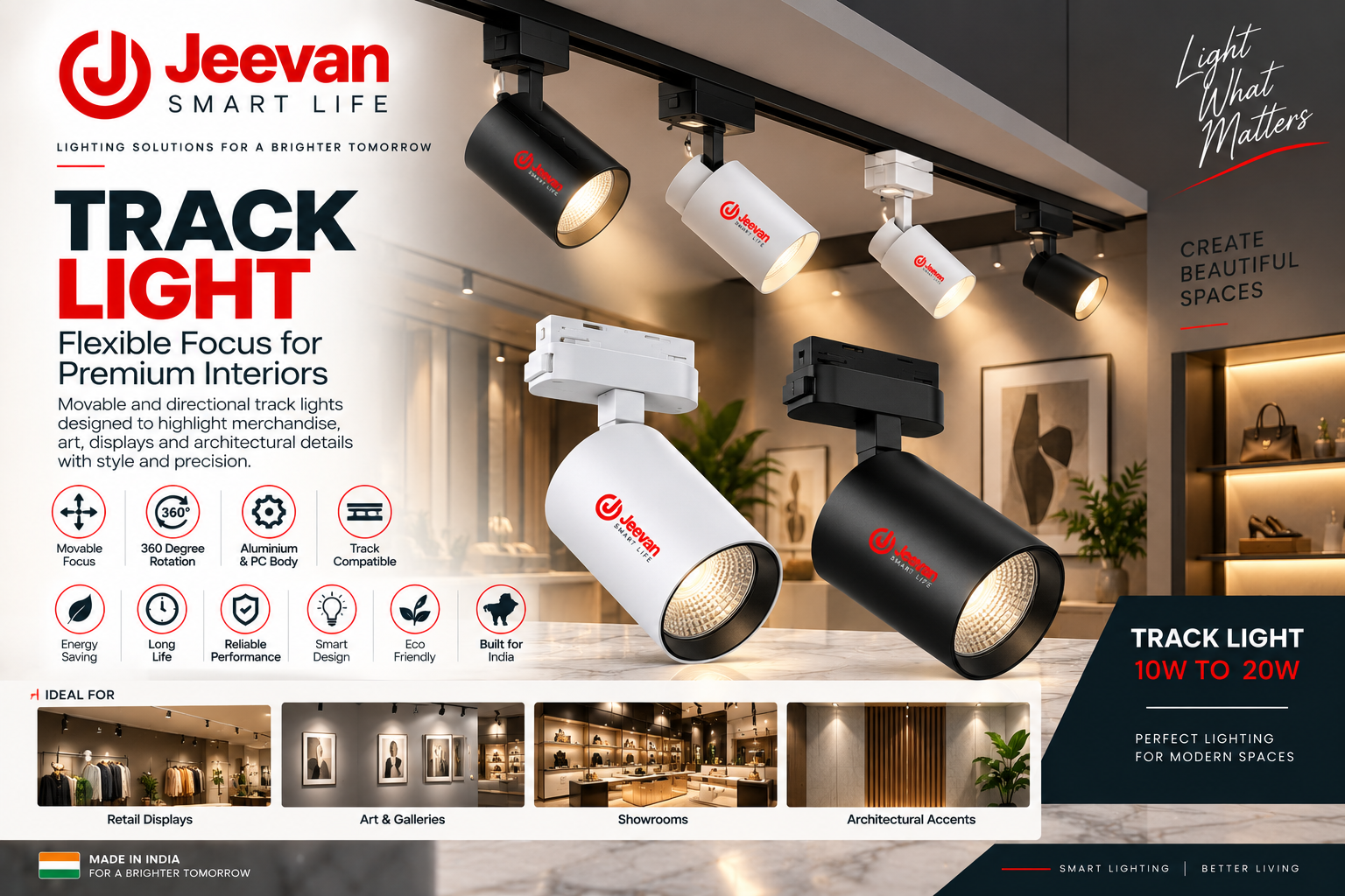 Jeevan Smart Life Track Lights